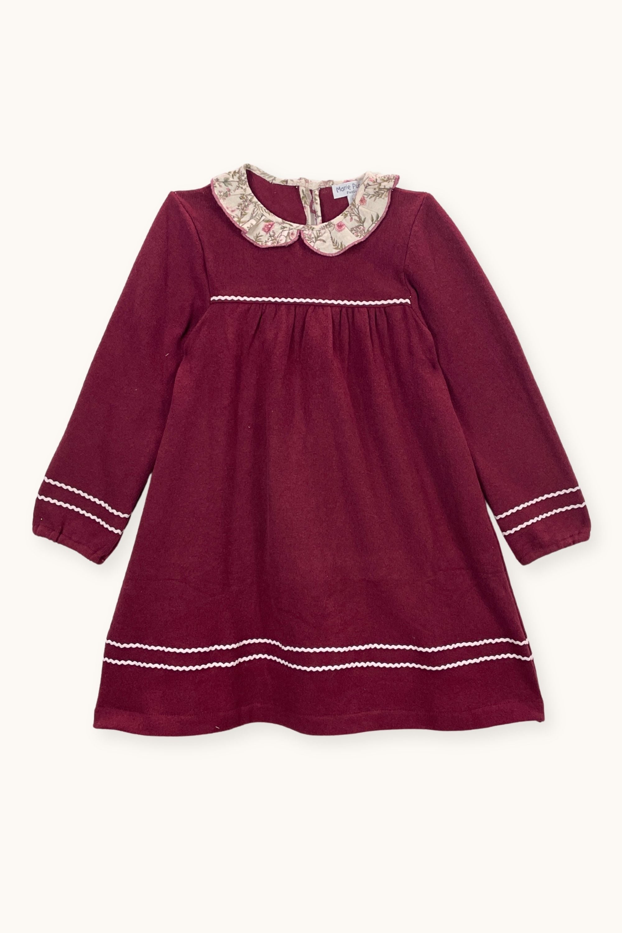 Burgundy Claudia Dress