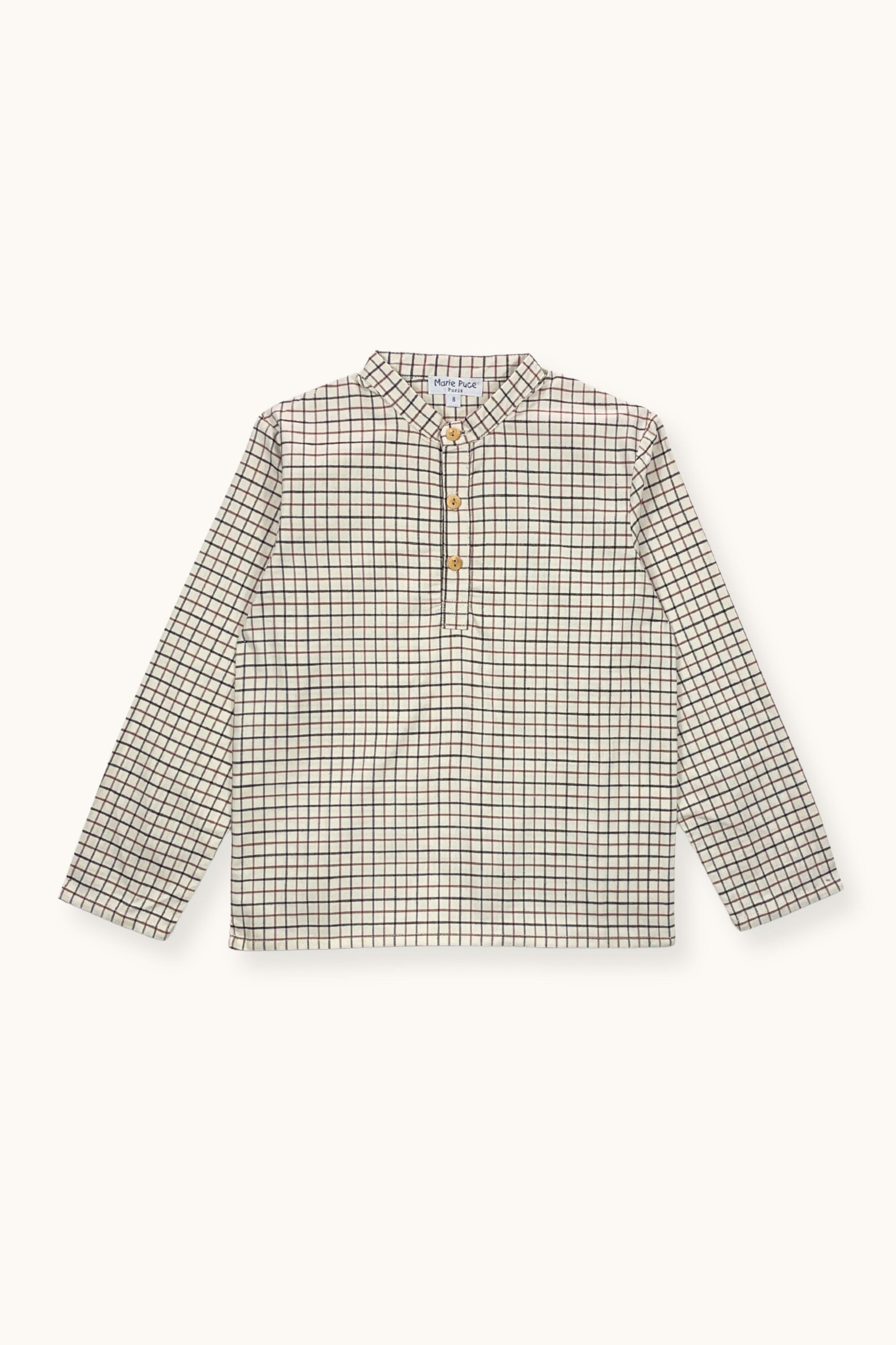 Chocolate Check Emile Shirt