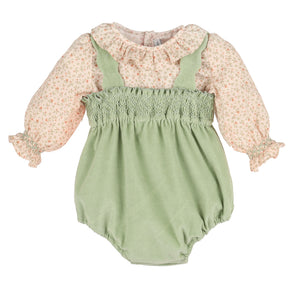 Green Pumpkin Patch Playdate Overall