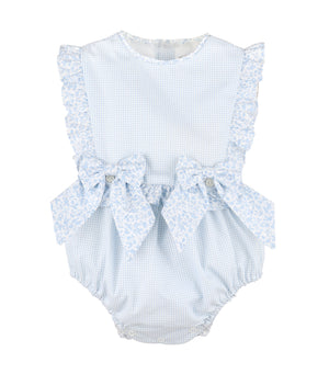 Girl Blue Bloom Overalls