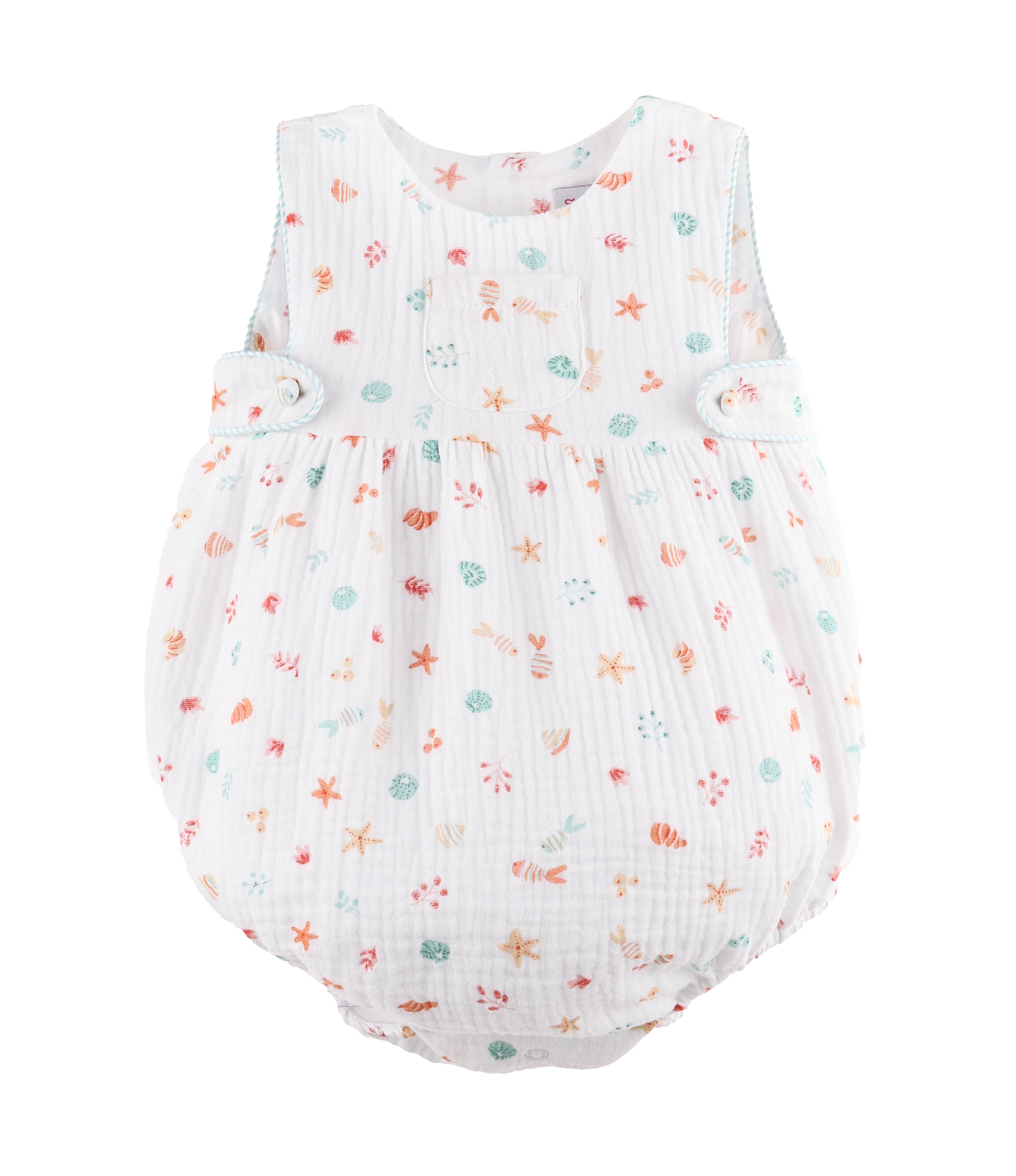 Rosemary Beach Print Boy Bubble