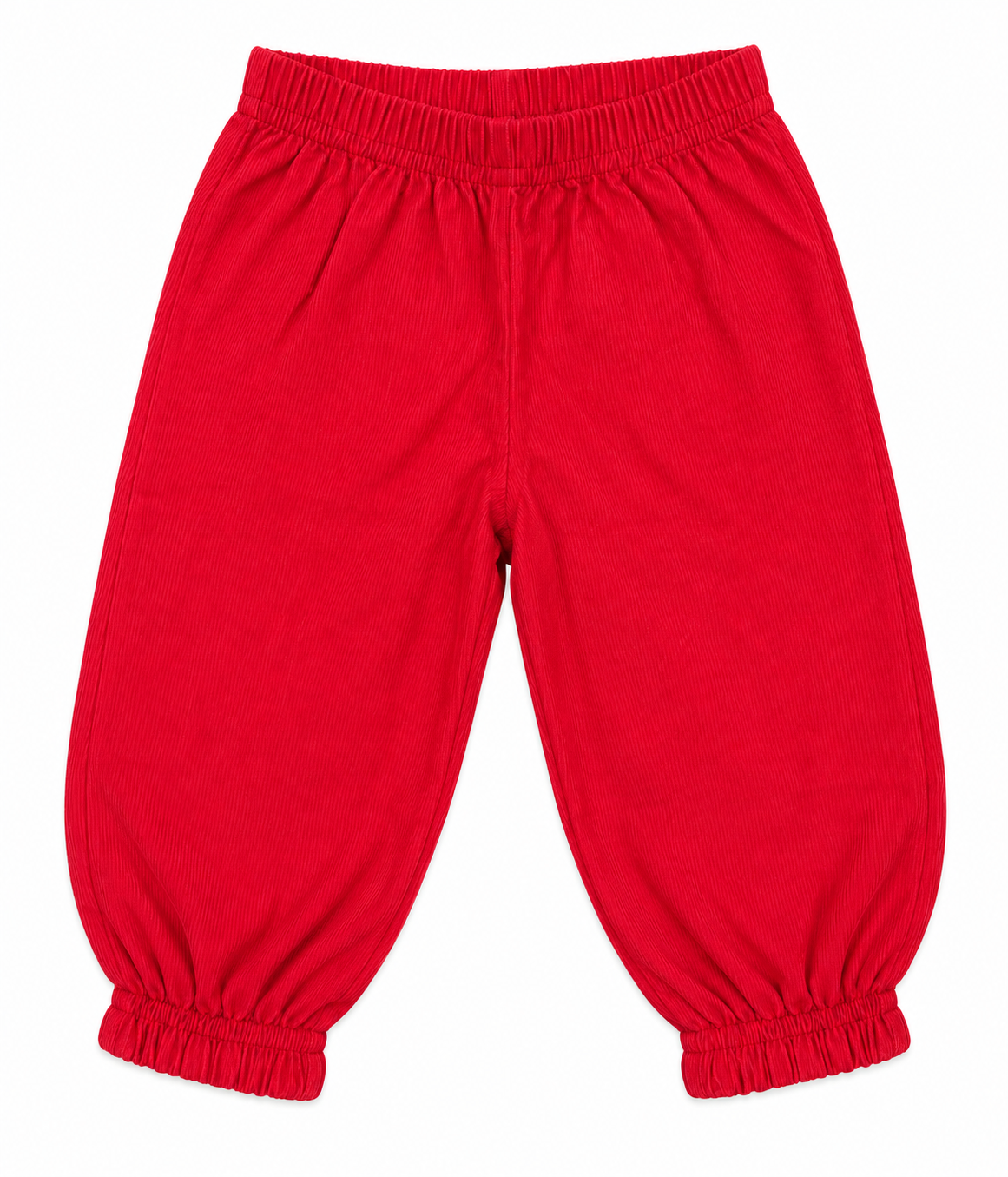 Deep Red Cord Boy Bloomer Pant