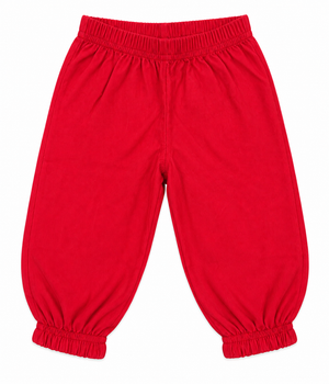 Deep Red Cord Boy Bloomer Pant