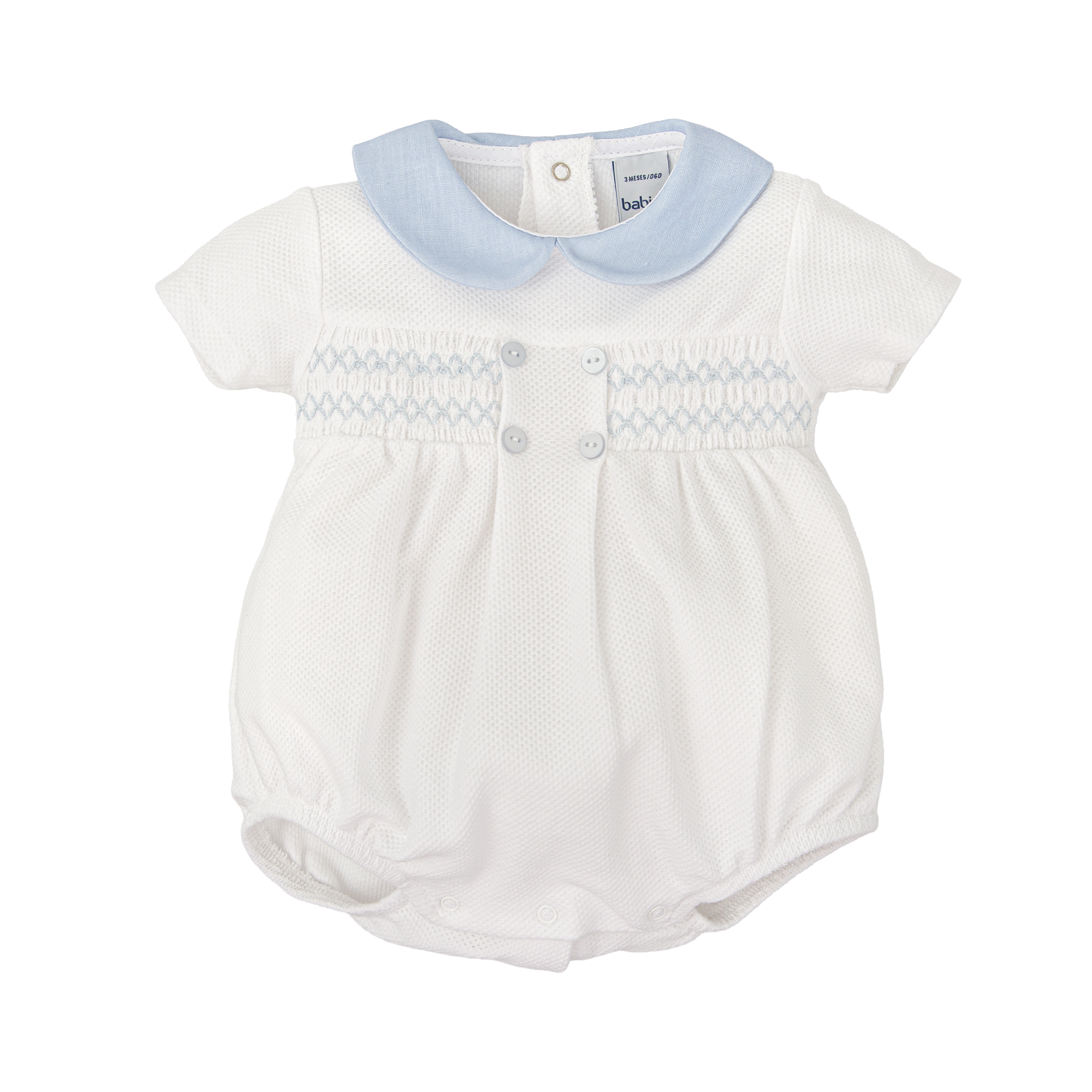 White w/ Blue Bubble
