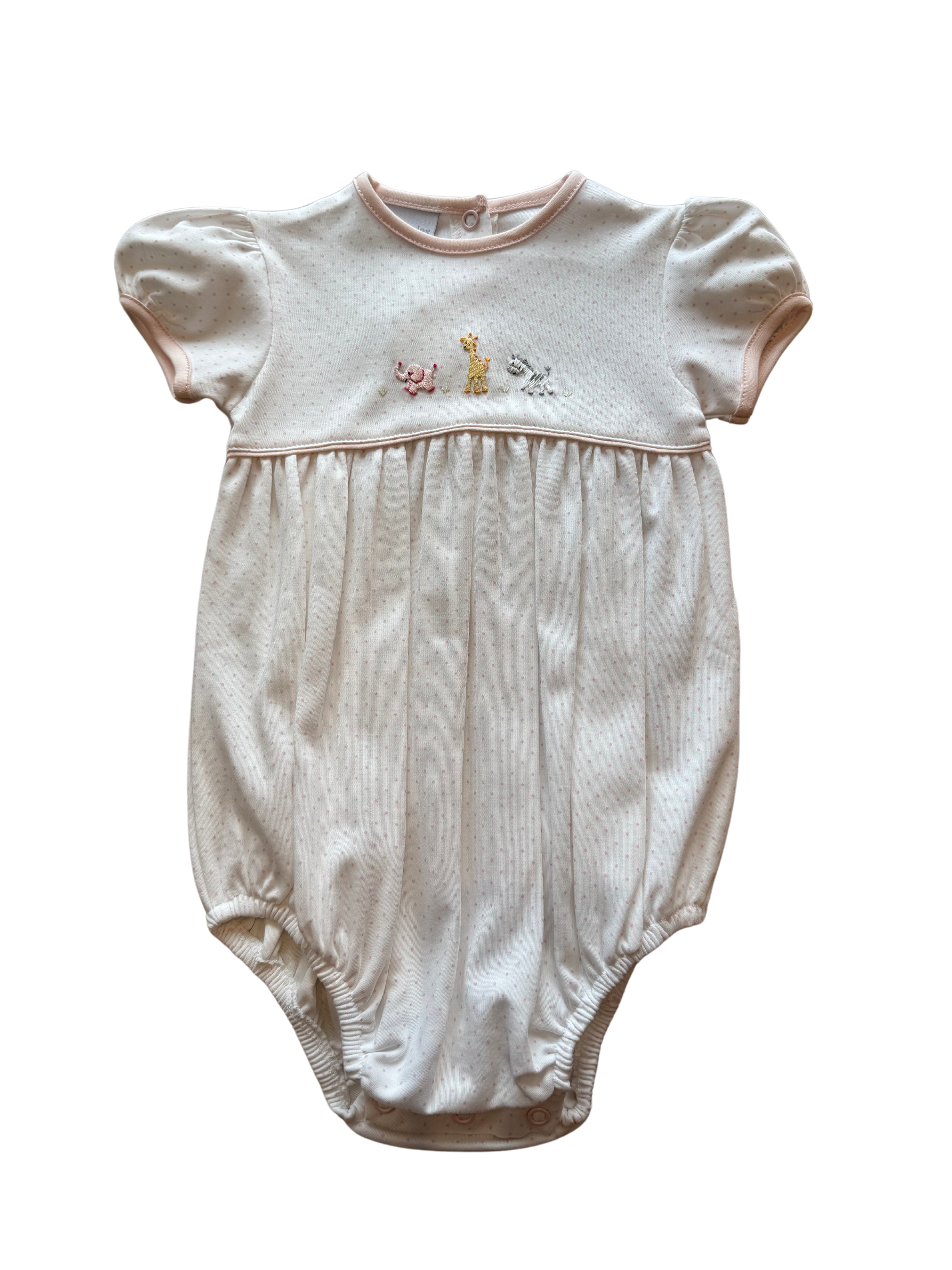 Mini Girl Baby Safari Bubble (Infant)