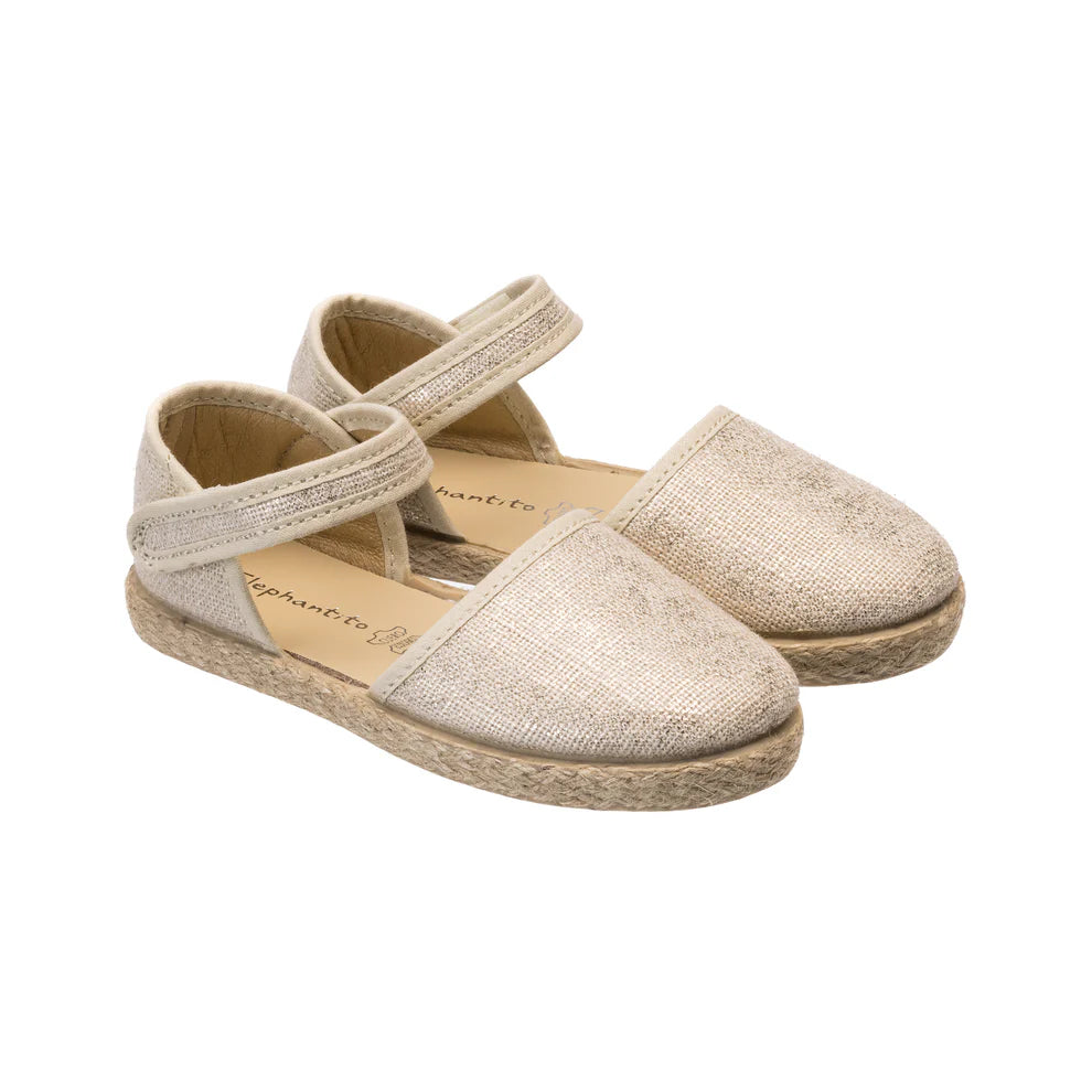 White Linen Classic Espadrille