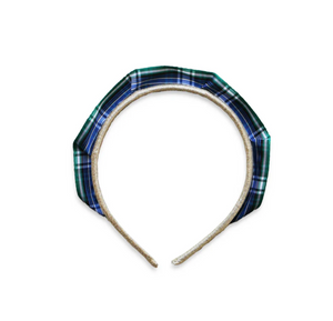 Tartan Winter Chic Crown Headband