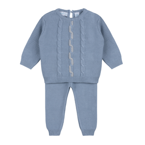 Boys Vertical Cable Knit Set (Baby)