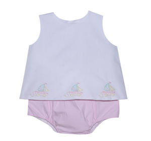 Diaper Set Bailey Sailboat Pink (Baby)