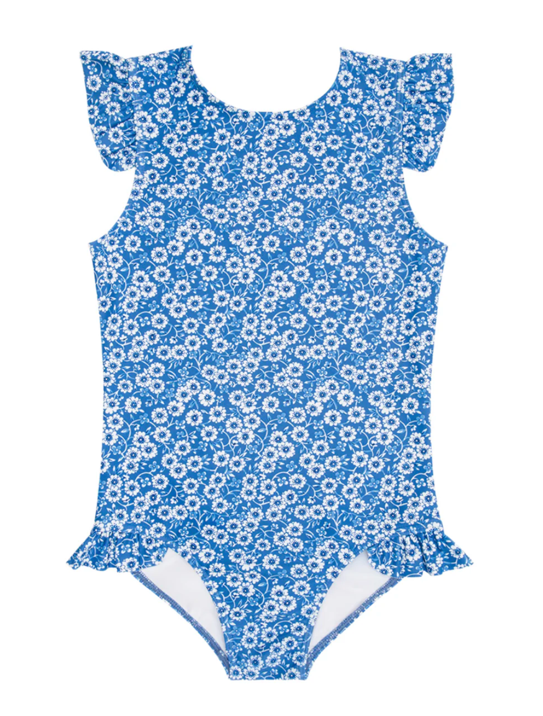 Rosebay Ruffle Cap Rashguard One Piece (Kid/Big Kid)