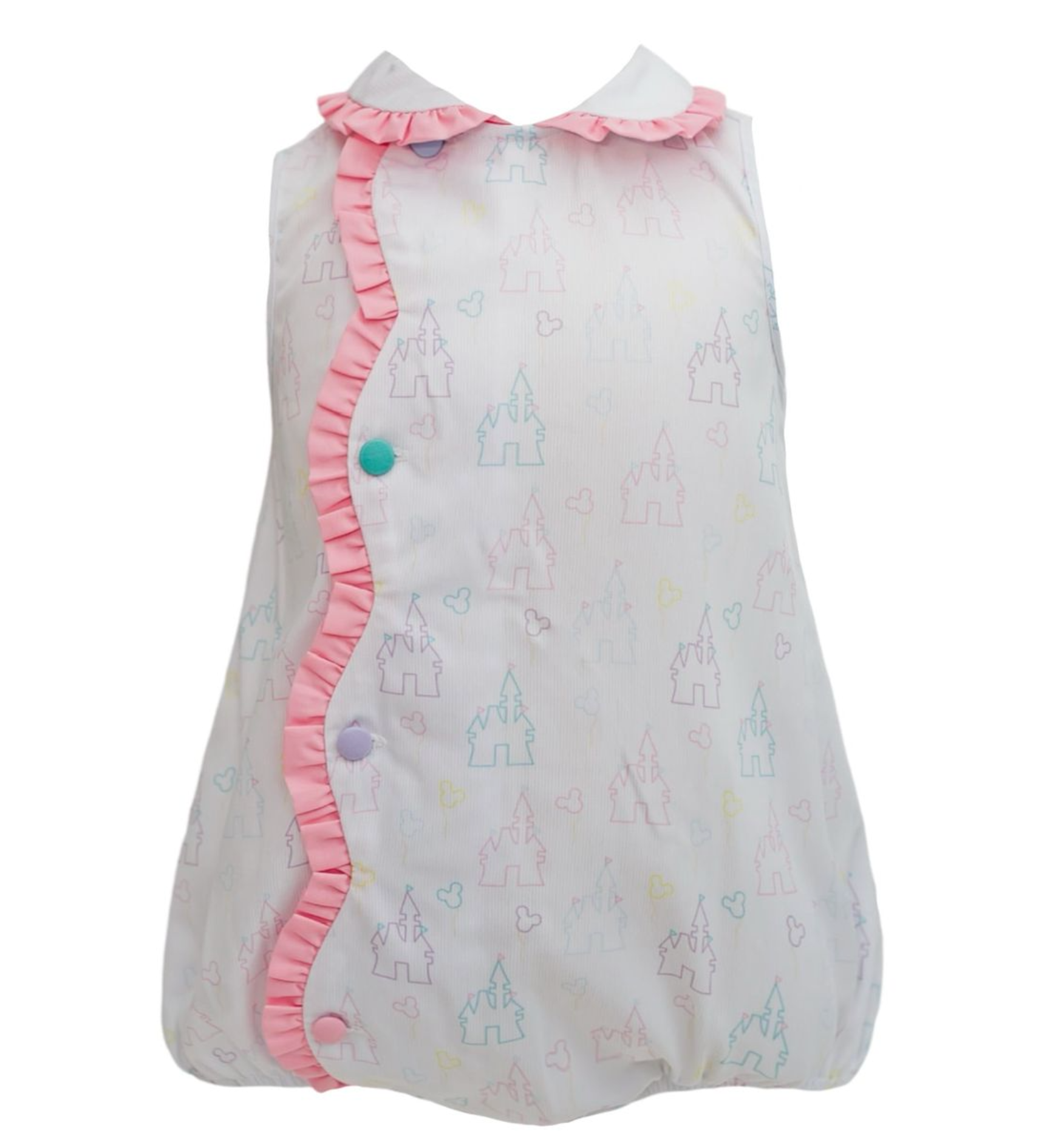 Scallop Ruffle Castle Bubble (Baby)