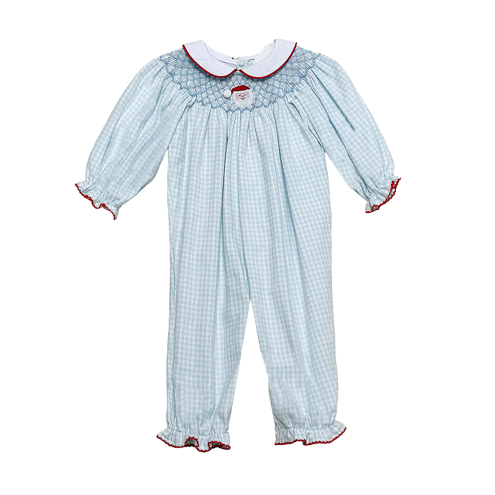 Light Blue Santa Billie Bishop Bubble (Baby)