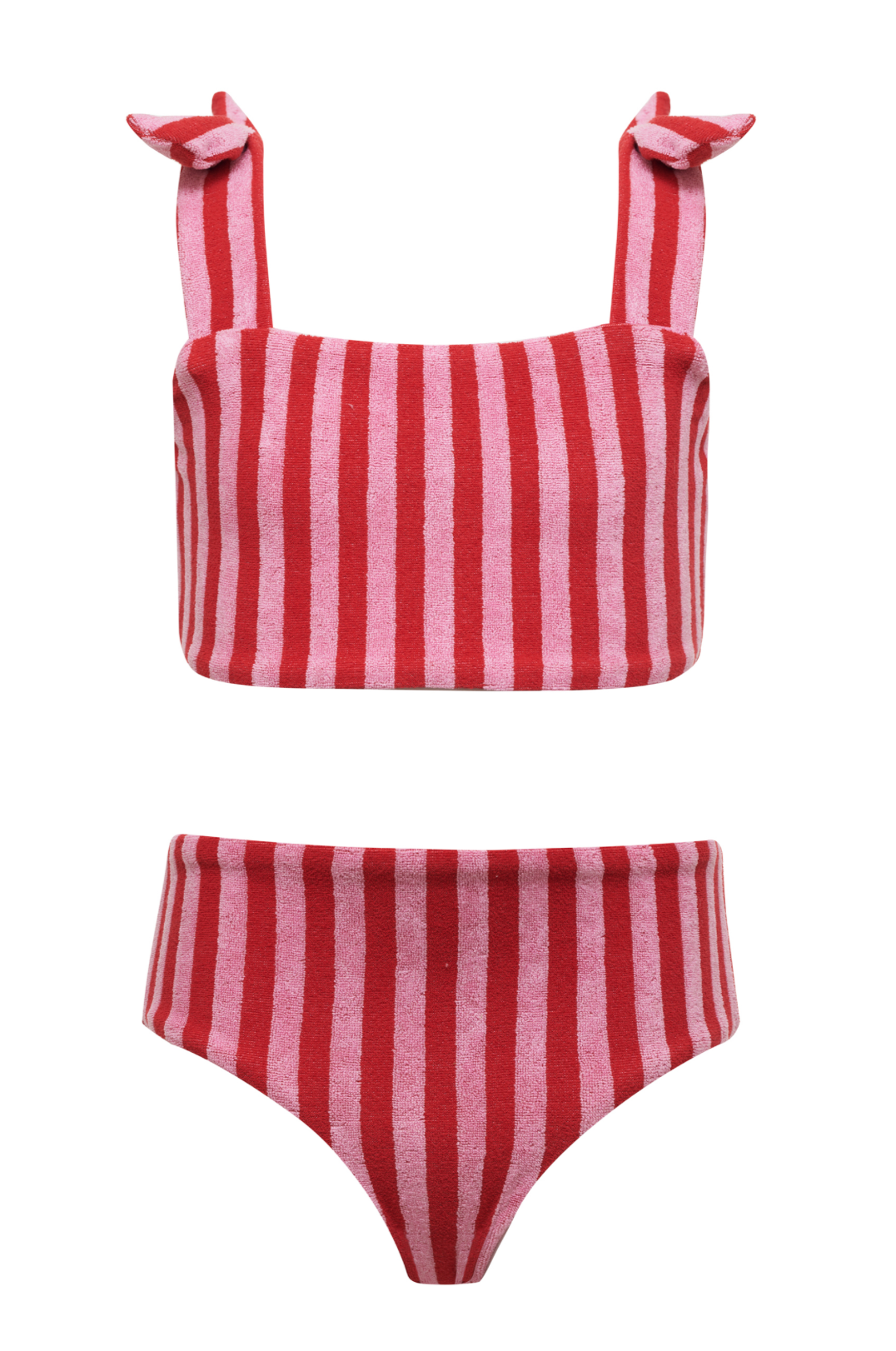 Candy Cane Stripe Janie Swim Set