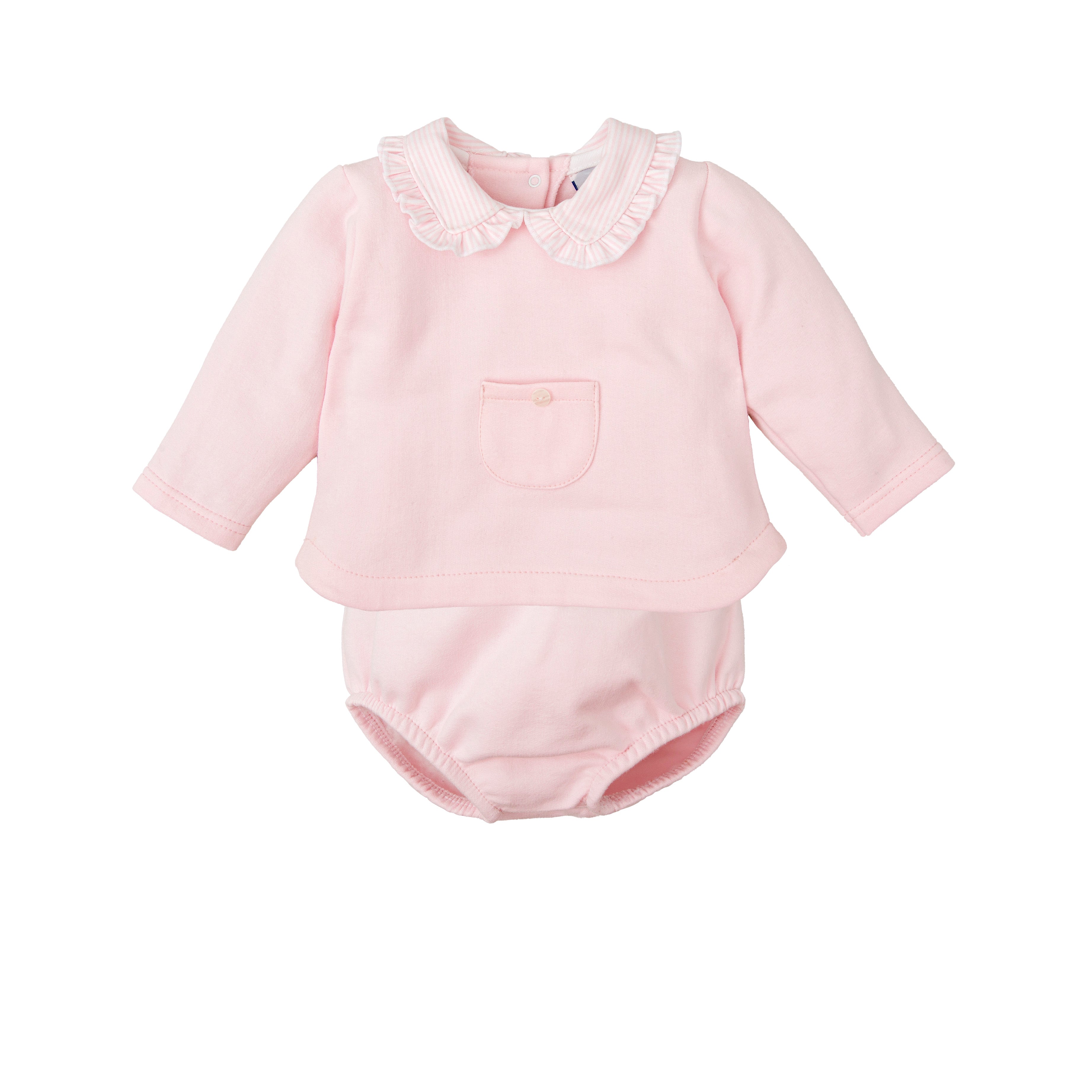 Pink Ruffle Collar Set (Infant)