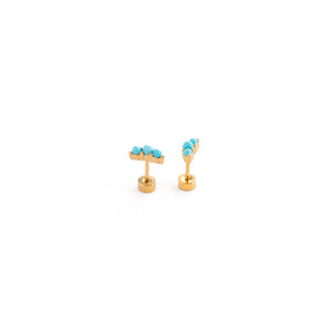 Turquoise Bar Earrings