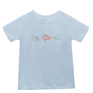 Ocean Charms Blue Houston Shirt