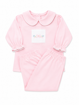 Pink Bow Knit Two Piece Set