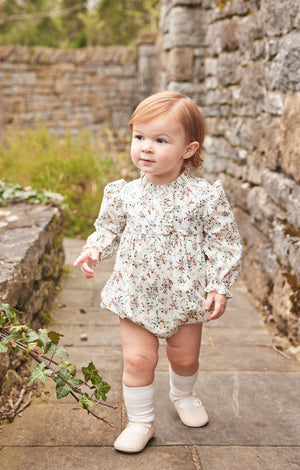 Birdie Brownfield Floral Bubble (Infant)