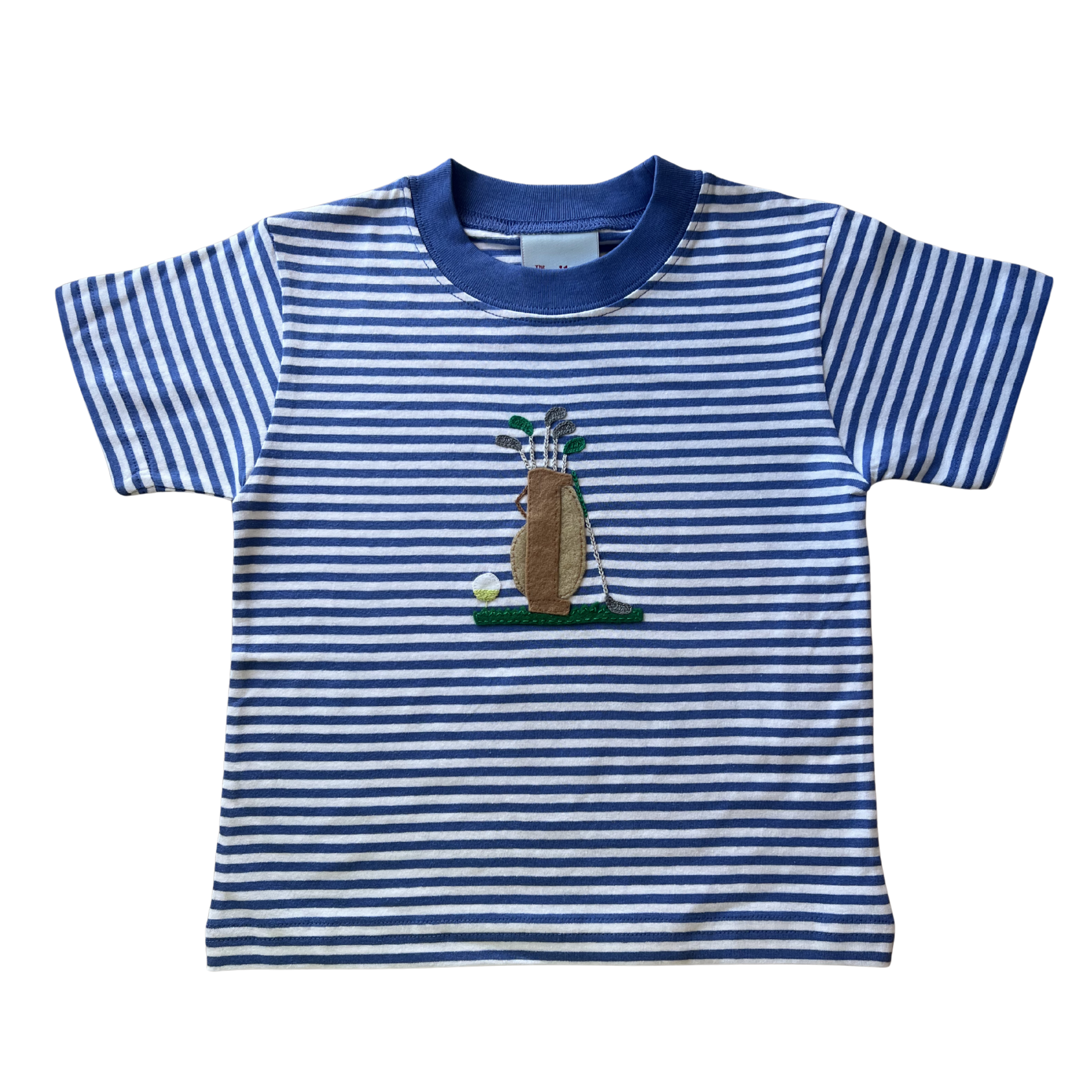 Blue Stripe Golf Bag Tee