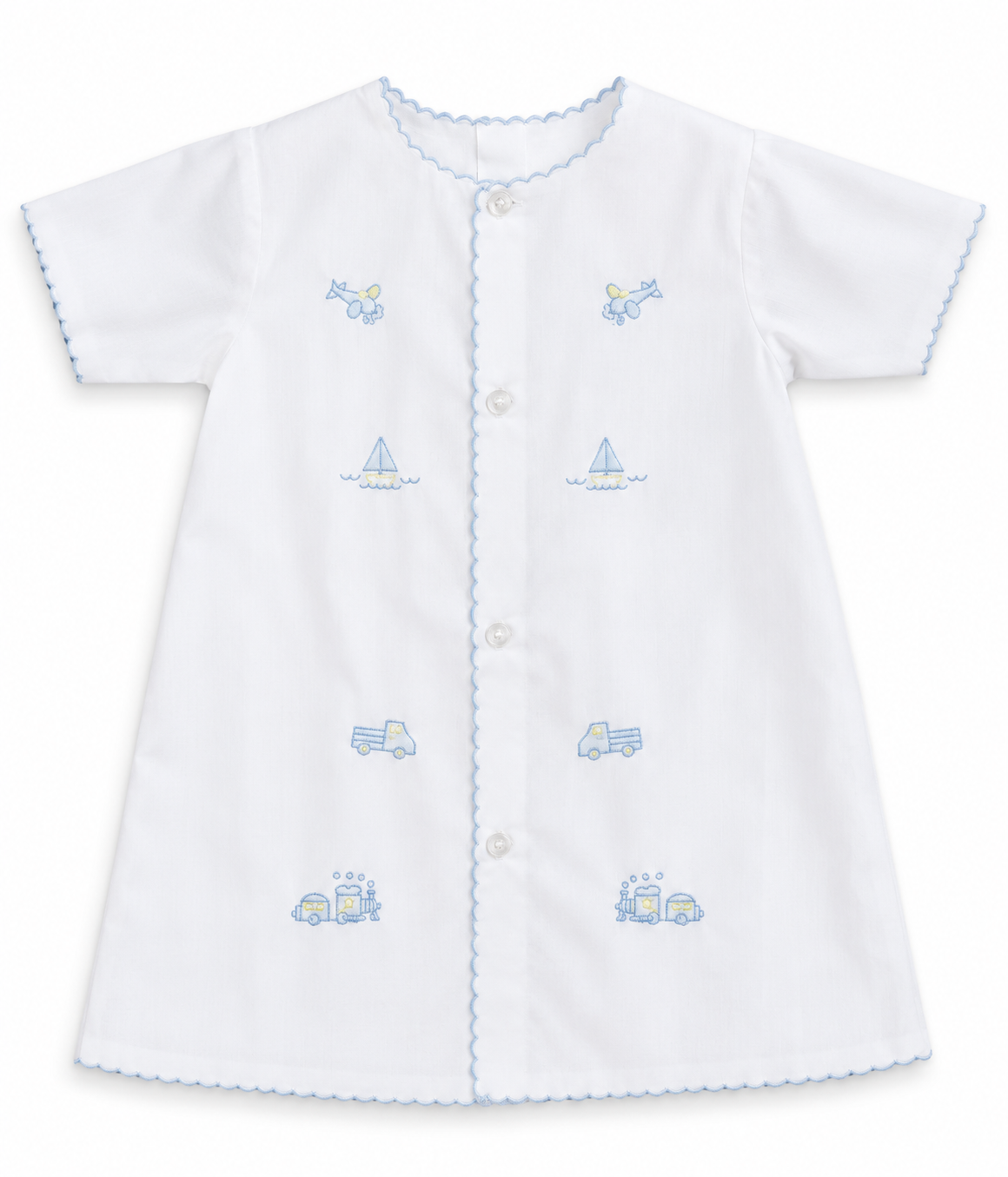 Blue Transportation Daygown