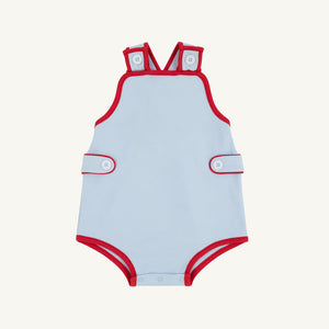 Blue/Red Pima Skipper Sunsuit (Toddler)