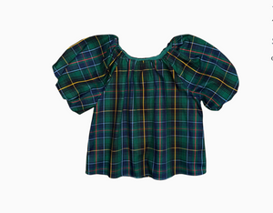 Navy Tartan Izzy Top