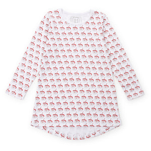 *PRE-ORDER* Berkeley Christmas Shirt Dress-Hot Cocoa (Big Kid)