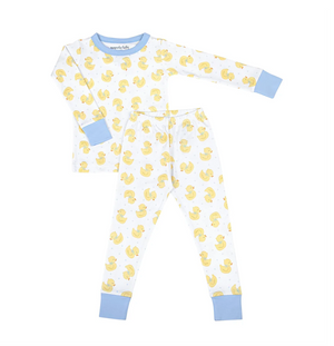 Blue Precious Duckling Long Pajama (Baby)