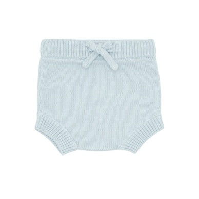 Baby Light Blue Knit Bloomer