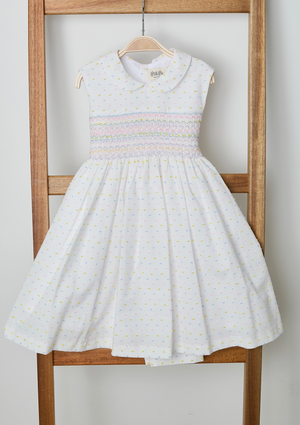 Charlotte Smock Dot Dress (Baby)
