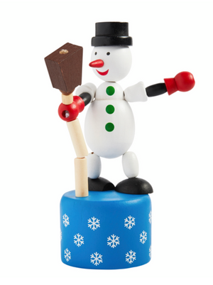 Snowman Collapsing Wood Toy