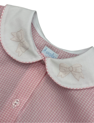 Pink Check Girl Bubble (Infant)