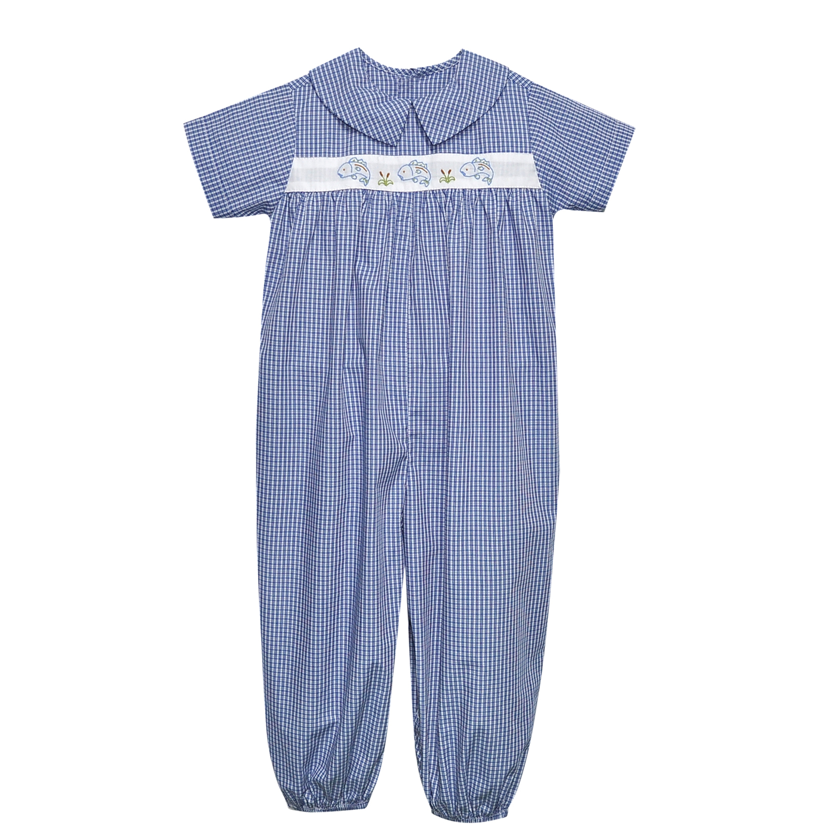 Royal Blue Flying Bass Tate Long Romper