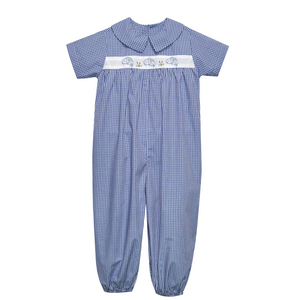 Royal Blue Flying Bass Tate Long Romper