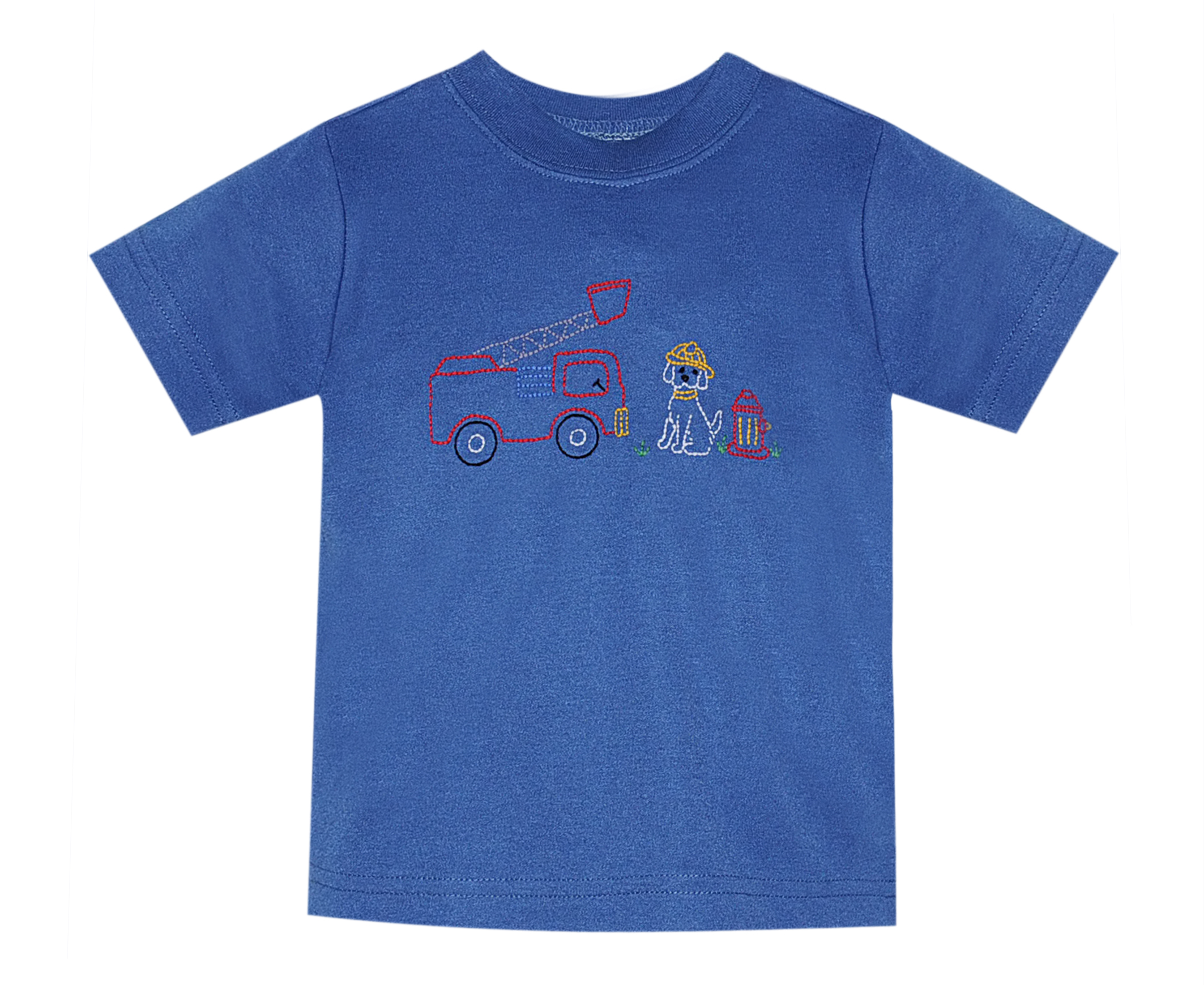 Houston Dog w/ Firetruck Shirt