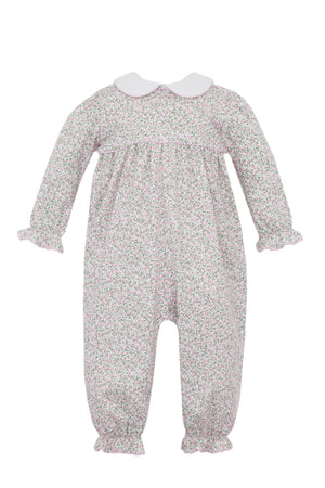 Carol Pink Knit Liberty Floral Long Bubble (Baby)