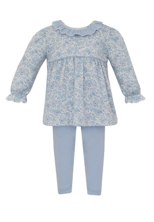Blue Liberty Joy LS Tunic Set