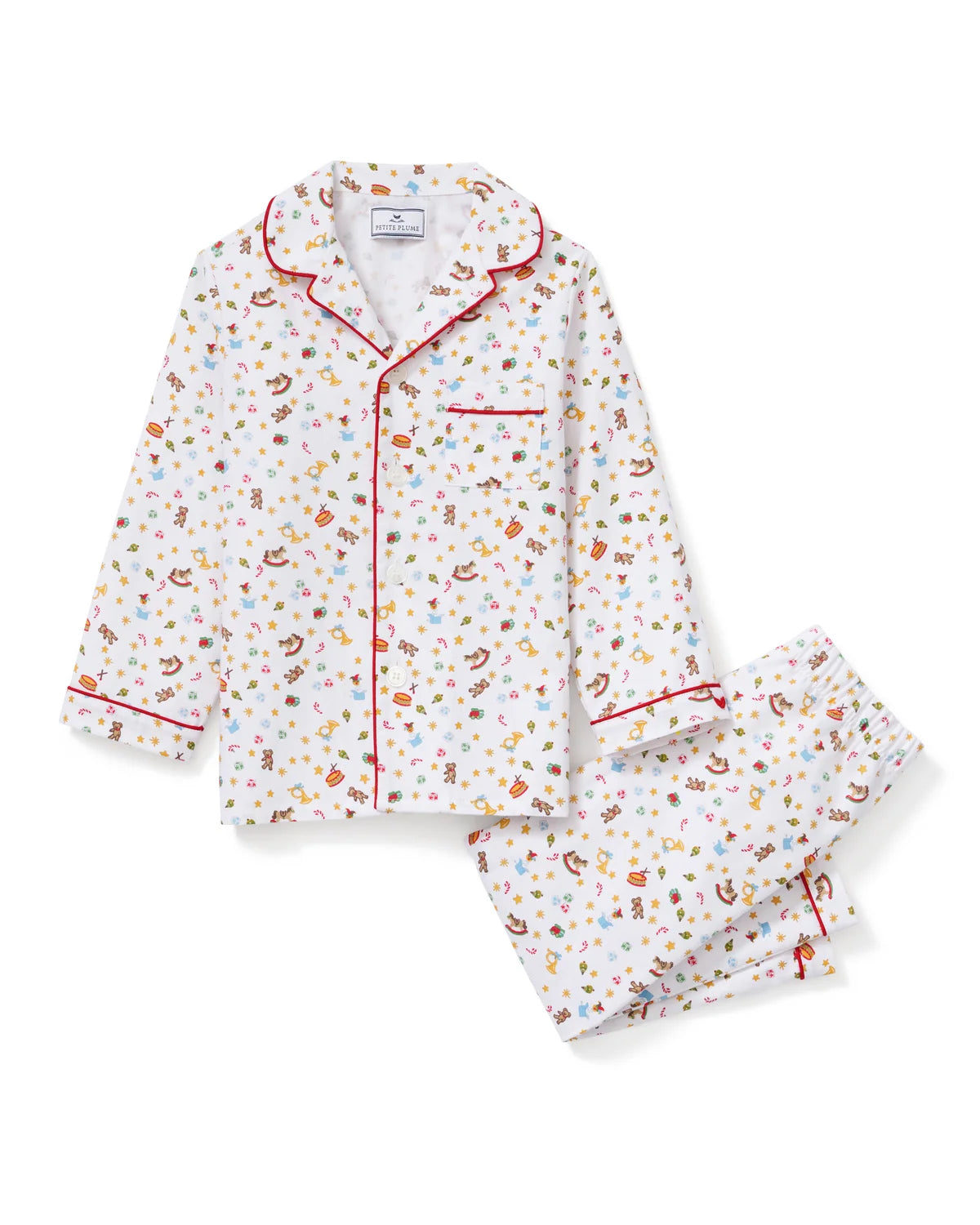 Santa's Workshop Twill Pajama Set