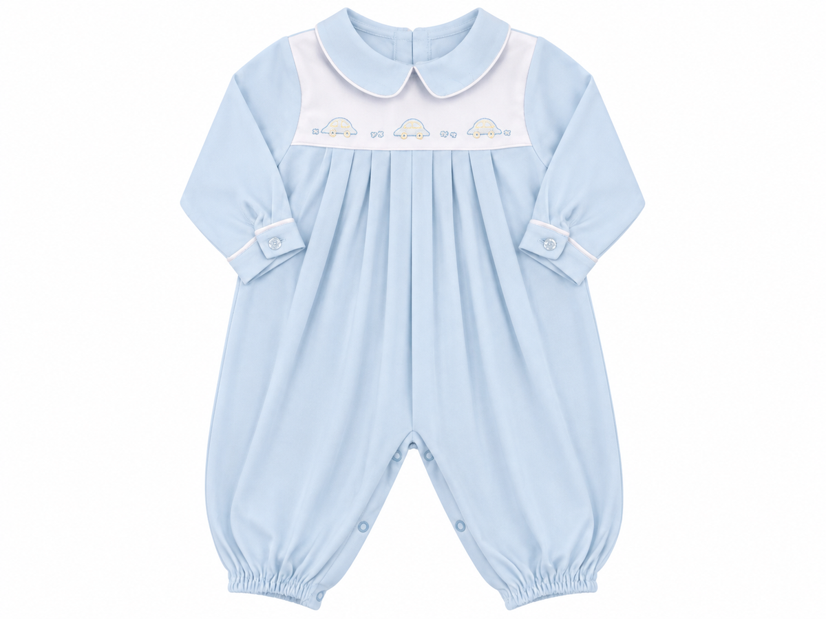 Blue Row Cars Knit Longall