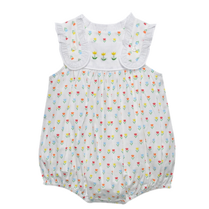 Yellow Flower Iris Tulip time Girl Bubble