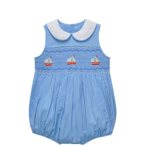 Blue Smocked at Sea Boy Juliette Bubble