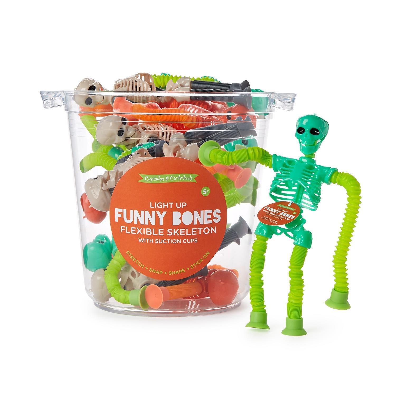 Light Up Extendable Suction Skeleton Toy