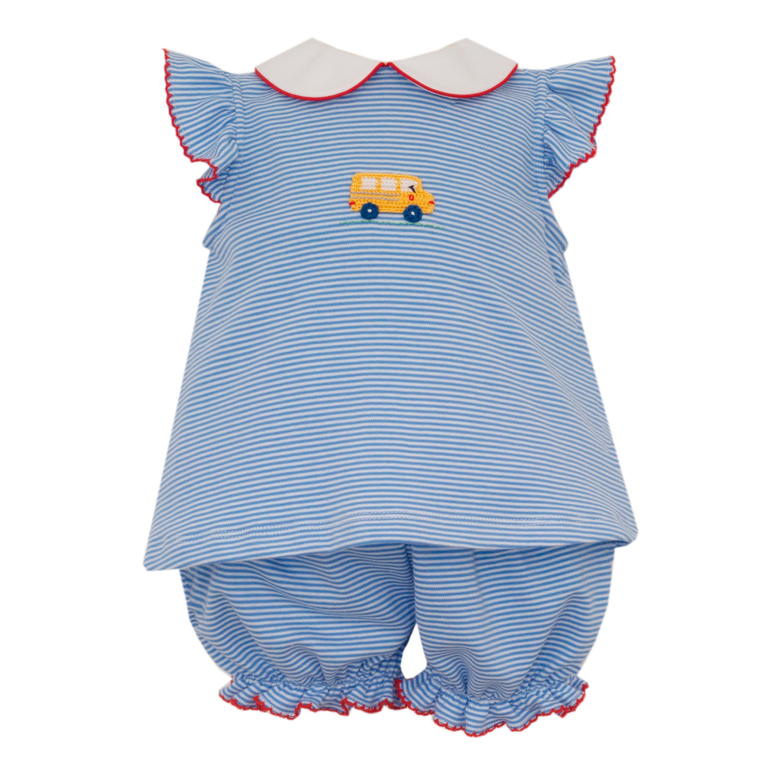 Periwinkle Girls School Bus Set
