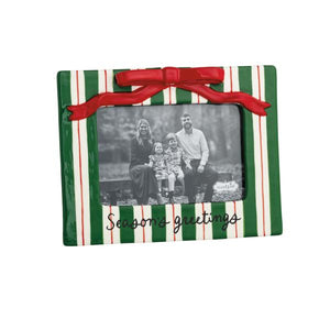 Ceramic Xmas Bow Frame