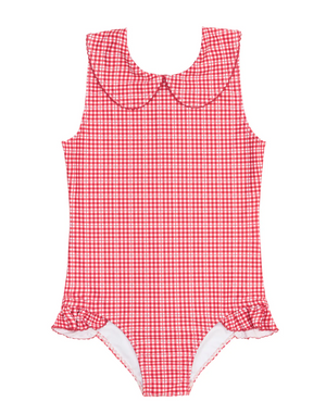 *PRE-ORDER* Malibu Gingham Rounded Collar One Piece (Baby)