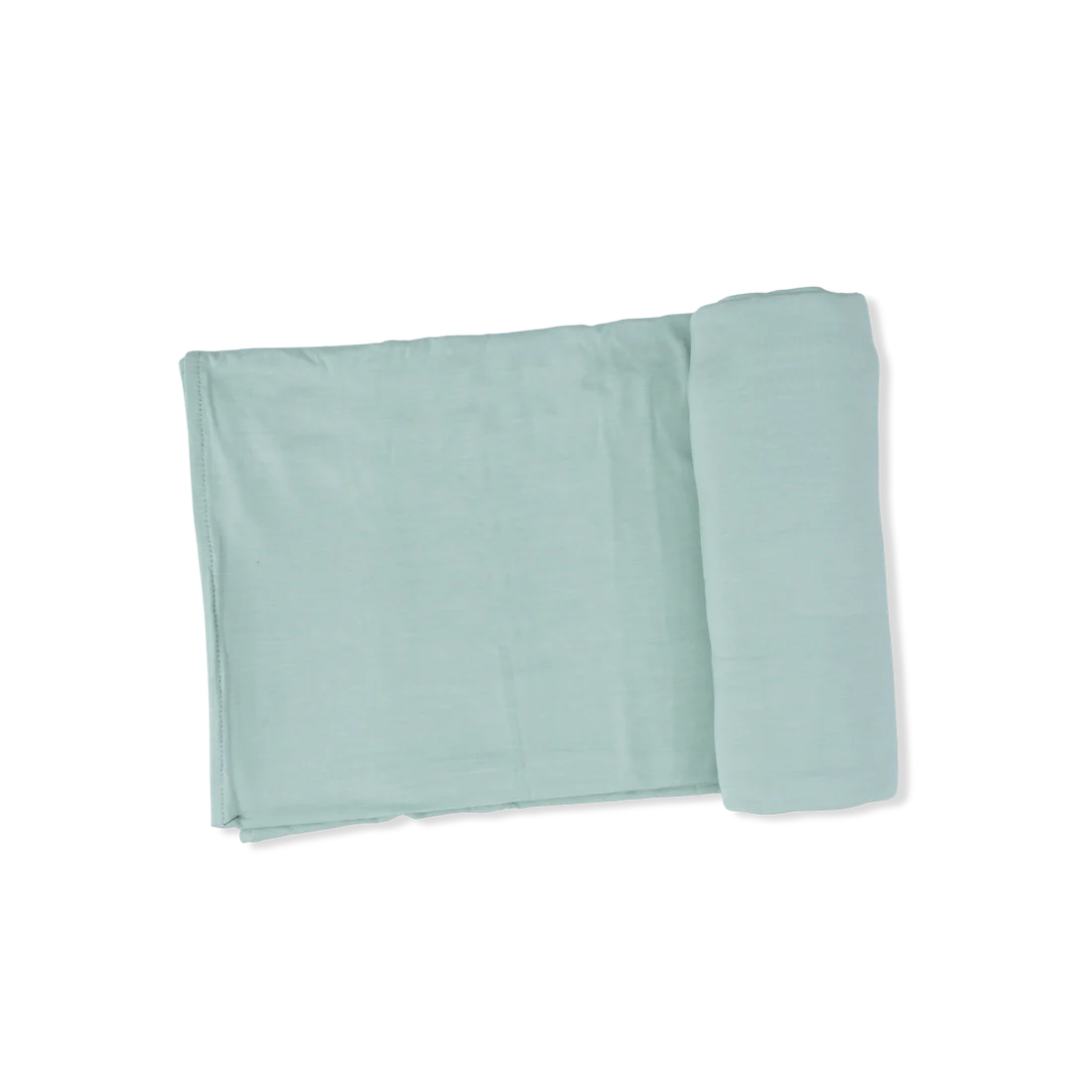 Solid Misty Blue Swaddle Blanket