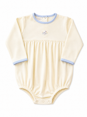 Yellow Puddle The Duck LS Boy Bubble