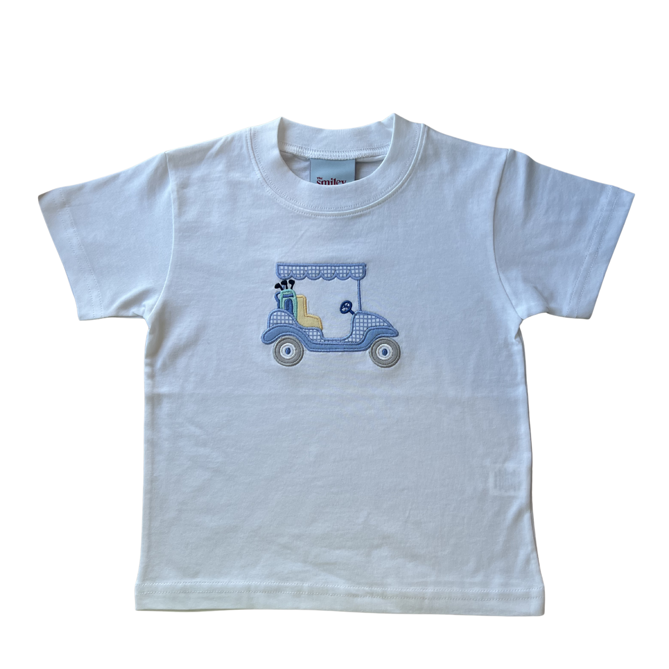 Gingham Golf Cart Tee