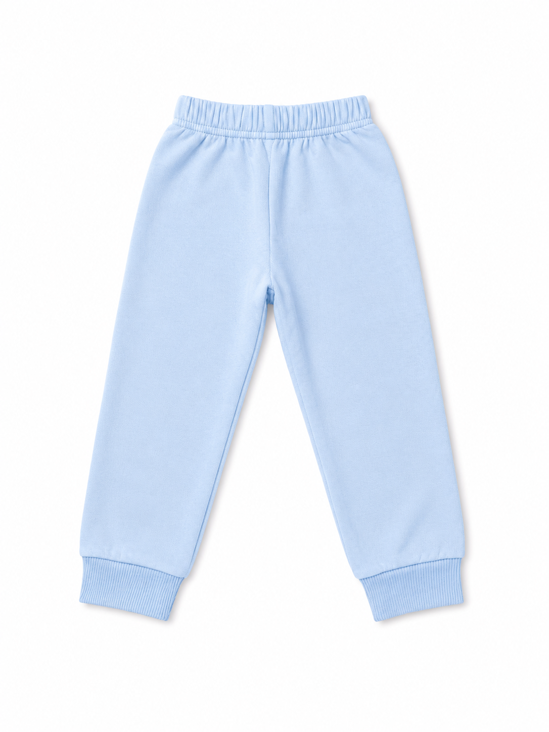 Sky Blue Fleece Solid Sweatpant