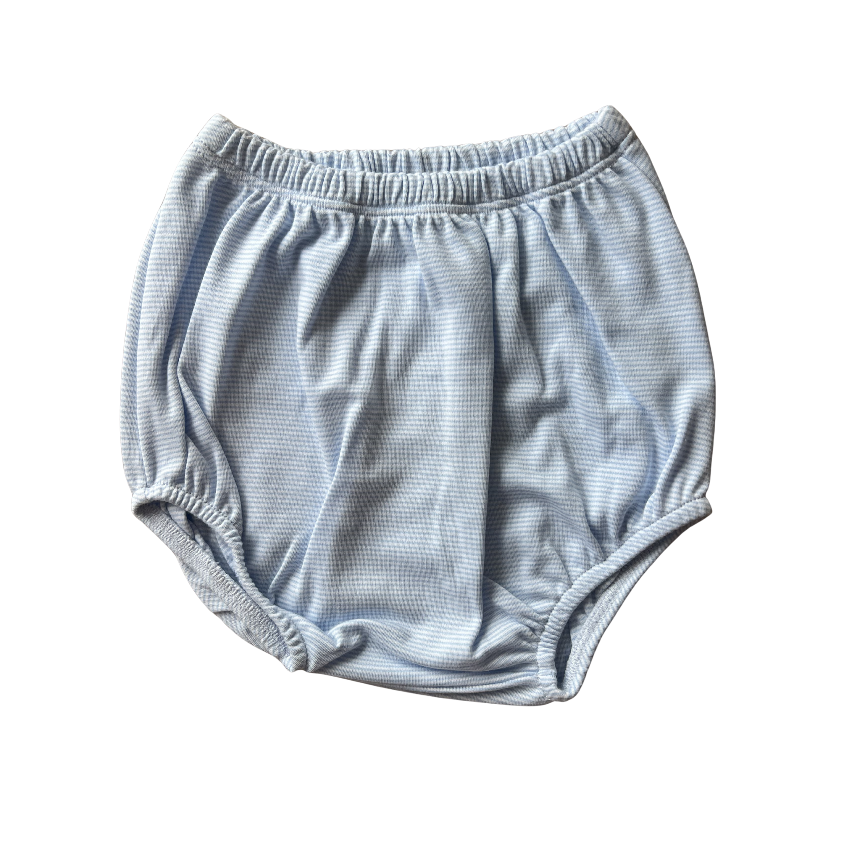 Light Blue Stripe Boy Diaper Cover